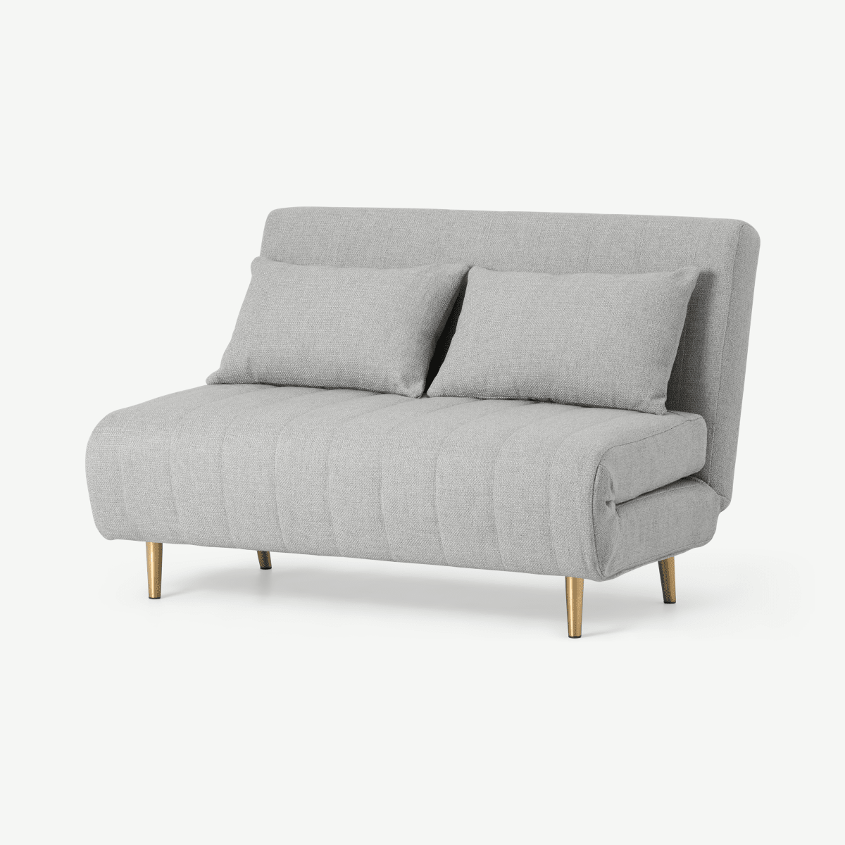 Bessie Small Sofa Bed Luna Grey Weave