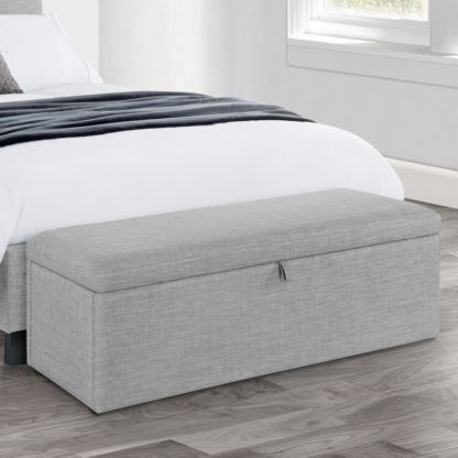 An Image of Sorrento Light Grey Blanket Box