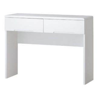 An Image of Manhattan White Wooden Dressing Table