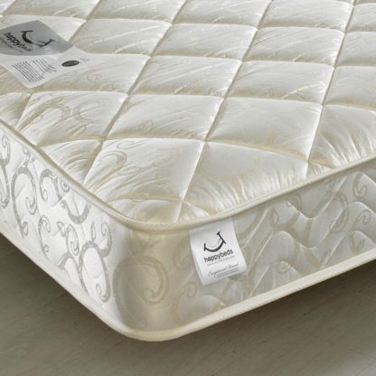 An Image of Premier Spring Quilted Fabric Mattress - 4ft6 Double (135 x 190 cm)