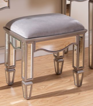 An Image of Elysee Mirrored Dressing Table Stool