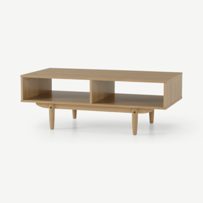 An Image of Asger Storage Coffee Table, Oak Effect