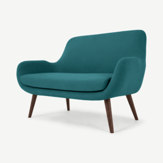 An Image of Moby 2 Seater Sofa, Mineral Blue