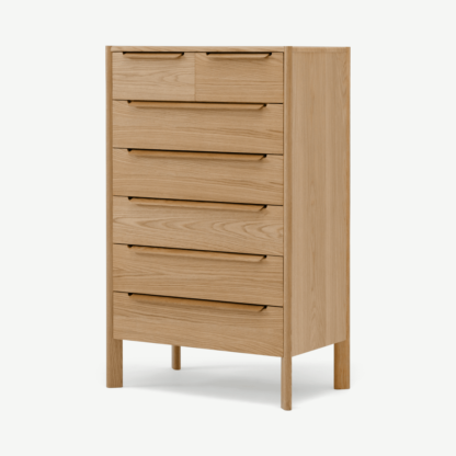 An Image of Ardelle Multi Chest of Drawers, Oak