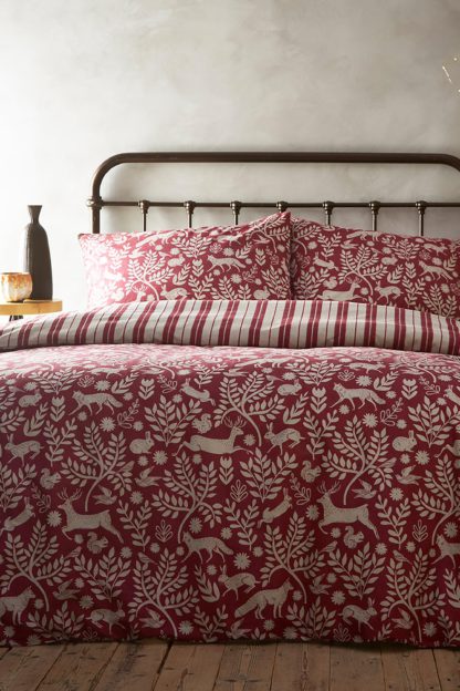 An Image of Scandi Woodland Double Duvet Set