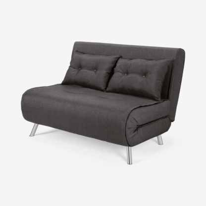 An Image of Haru Small Sofa Bed, Cygnet Grey