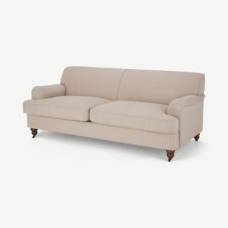 An Image of Orson 3 Seater Sofa, Natural Weave