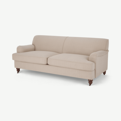 An Image of Orson 3 Seater Sofa, Natural Weave