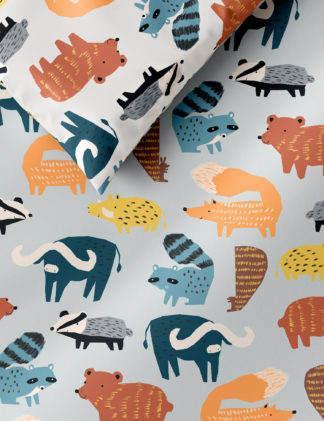 An Image of M&S Cotton Rich Woodland Animal Bedding Set