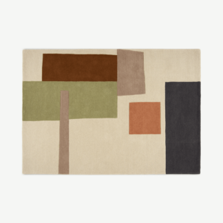 An Image of Tola Hand-Tufted Wool Rug, Large 160 x 230 cm, Multi