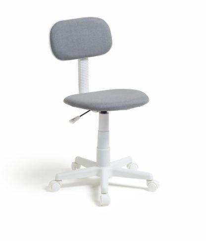 An Image of Argos Home Fabric Office Chair - Grey