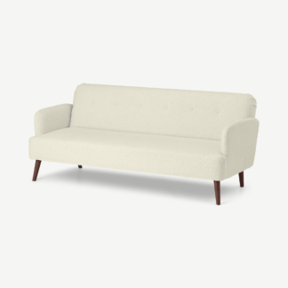 An Image of Elvi Click Clack Sofa Bed, Faux Sheepskin