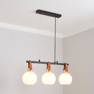 An Image of Joan 3 Light Diner Fitting Black