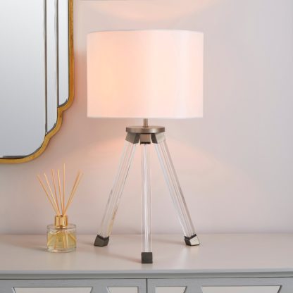An Image of Hotel Finley Tripod Table Lamp Gold