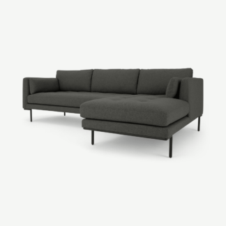 An Image of Harlow Right Hand Facing Chaise End Corner Sofa, Hudson Grey