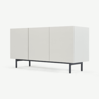 An Image of Mino Sideboard, Oak & Ivory White