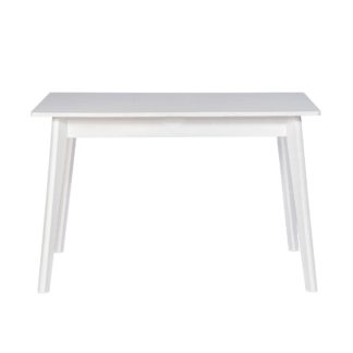 An Image of Aster Rectangular Lift Top Dining Table White