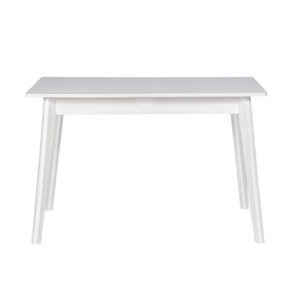 An Image of Aster Rectangular Lift Top Dining Table White