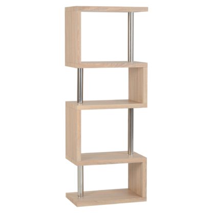 An Image of Charisma Bookcase Oak (Brown)
