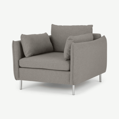 82ef21eec4c151ac838c139a8997ba50564bef3502d79917c8dbc154d6e5e62c-1.png An Image of Vento Armchair, Manhattan Grey