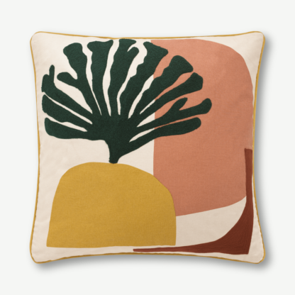 838dfb7d6e10713baa5ff73699dbbe2e4bf72a7a875356b56db3d6e196acf46a-1.png An Image of Onadowan Embroidered Printed Cushion, 50 x 50cm, Multi