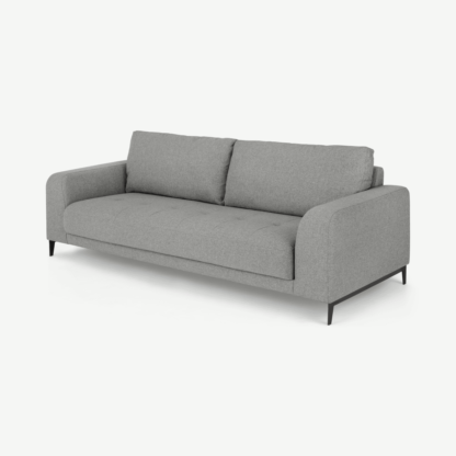 An Image of Luciano 3 Seater Sofa, Mountain Grey