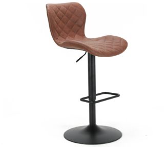 An Image of Fern Wood Veneer Barstool - Tan