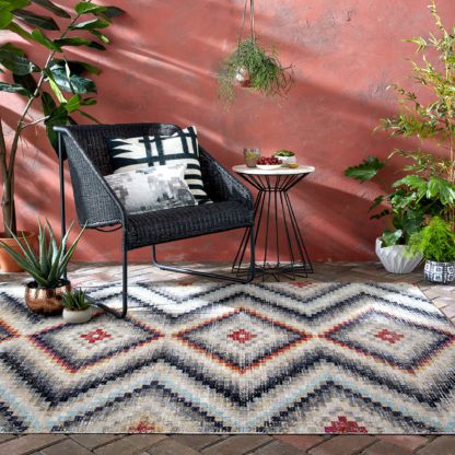 An Image of Frances Indoor Outdoor Rug MultiColoured