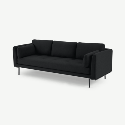 An Image of Harlow 3 Seater Sofa, Elite Slate