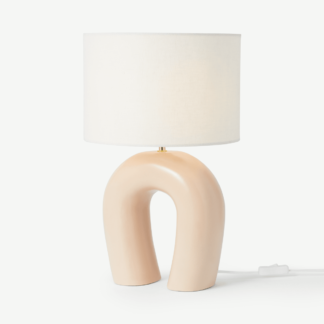 An Image of Otha Table Lamp, Dusty Pink