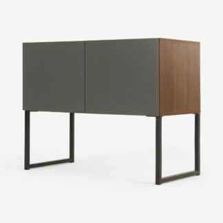 An Image of Hopkins Sideboard, Walnut Effect & Grey