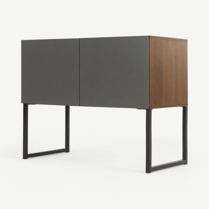8f3233eb1cea5f1d4953bae64583a99a65fa2158ad8ad884d2e5f648652fdb3c-1.png An Image of Hopkins Sideboard, Walnut Effect & Grey