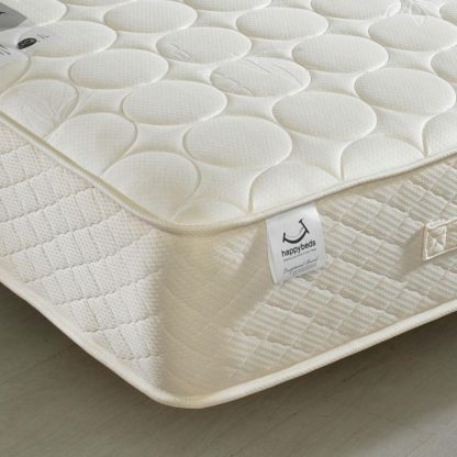 An Image of 5ft King Size Quilted Mattress Bamboo Natural Fillings - Mirage Spring