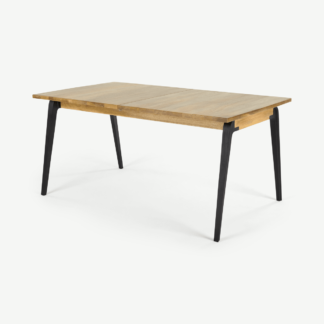 An Image of Lucien 8 Seat Extending Dining Table, Light Mango Wood