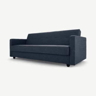 An Image of Chou Click Clack Sofa Bed with Storage, Quartz Blue