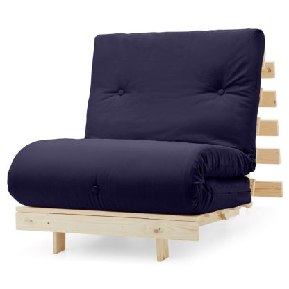 An Image of Mito Single Futon Navy