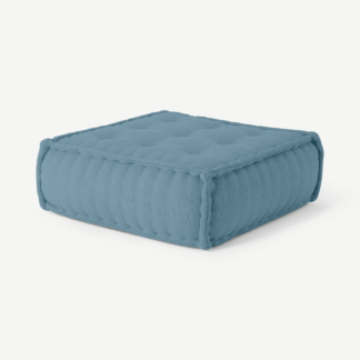 An Image of Sully Floor Cushion, Citadel Blue