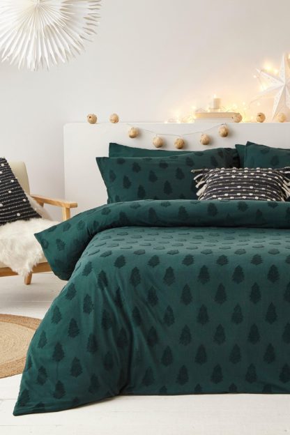 An Image of Tufted Tree King Duvet Set