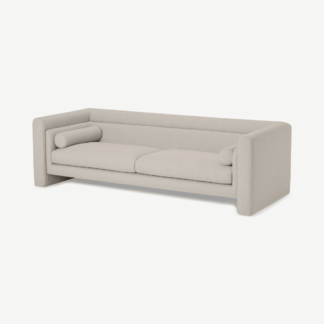 An Image of Mathilde 3 Seater Sofa, Oat Weave