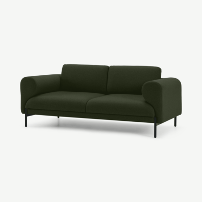 An Image of Orsel 2 Seater Sofa, Army Green