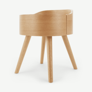 An Image of Odie Bedside Table, Oak