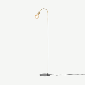 An Image of Octavia Floor Lamp, Brass