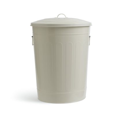 An Image of Habitat 49 Litre Trash Can Bin - Cream