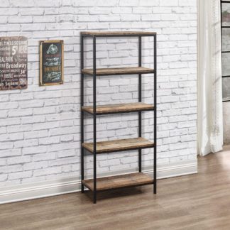 An Image of Urban Rustic 5 Tier Bookcase