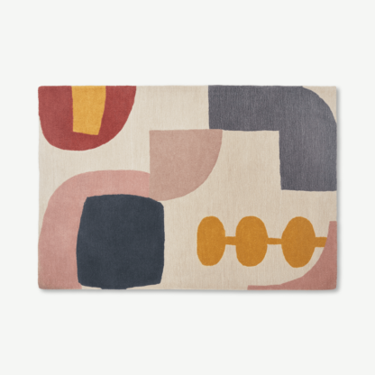 An Image of Bodhi Wool Handtuft Rug, Large 160x230cm, Multi