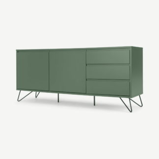 An Image of Elona Sideboard, Fern Green & Black