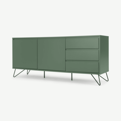 9cee183f2dfda7973f65b38d2ccec7c4109d81c7aa0f8e089bb05c57177f4041-1.png An Image of Elona Sideboard, Fern Green & Black