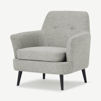 An Image of Verne Armchair, Pale Grey