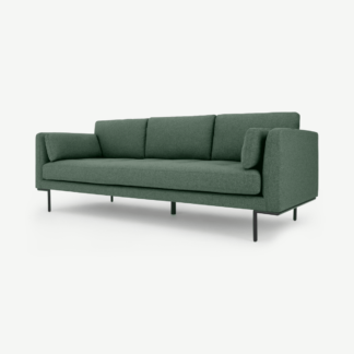 An Image of Harlow 3 Seater Sofa, Darby Green