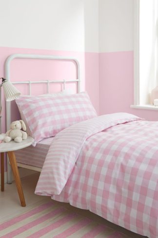 An Image of Check And Stripe Duvet Set